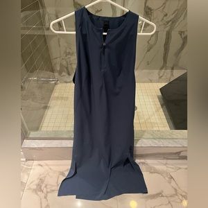 Navy Blue Sleeveless Dress